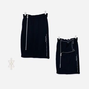 NWOT Scotch & Soda Pencil Side Zipper Midi Skirt